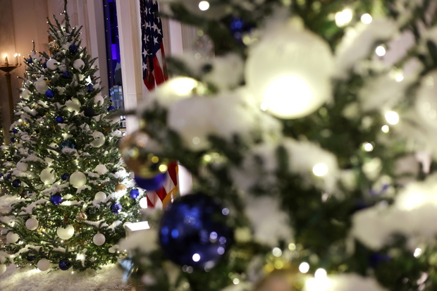 Jill Biden Unveils White House Holiday Decor