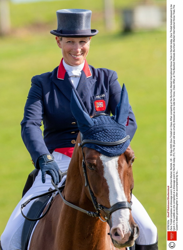 Zara Tindall na zawodach konnych