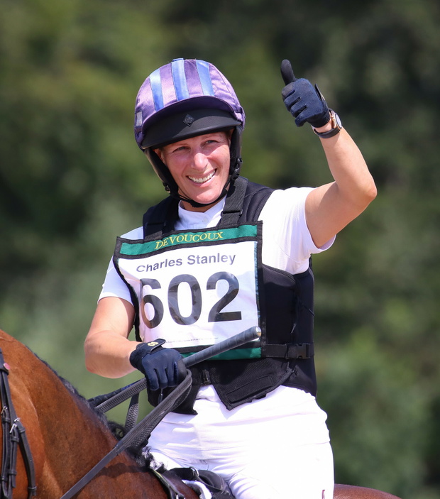 Zara Tindall na zawodach je?dzieckich