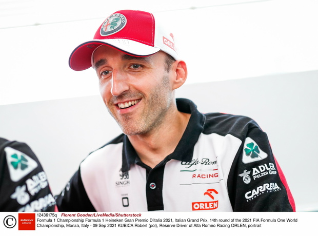 Robert Kubica na torze Monza