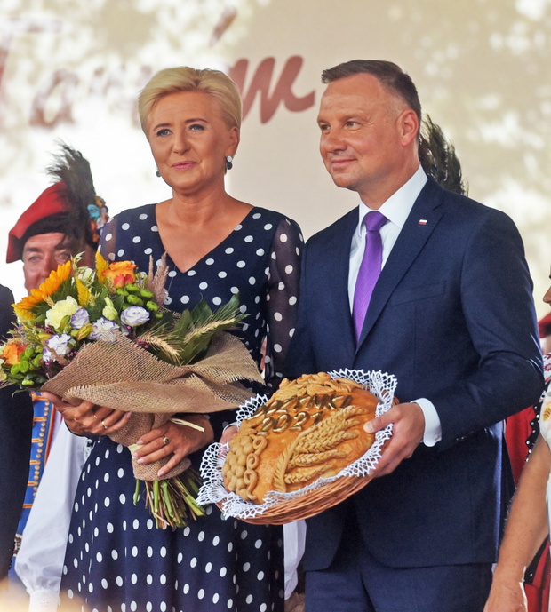 Para Prezydencka na Do?ynkach Gminy Tarnów