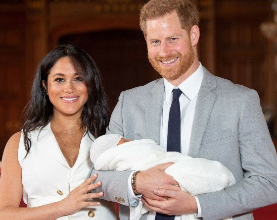 Księżna meghan, książę harry, książę archie
