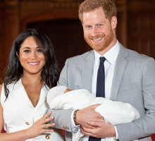 Księżna meghan, książę harry, książę archie