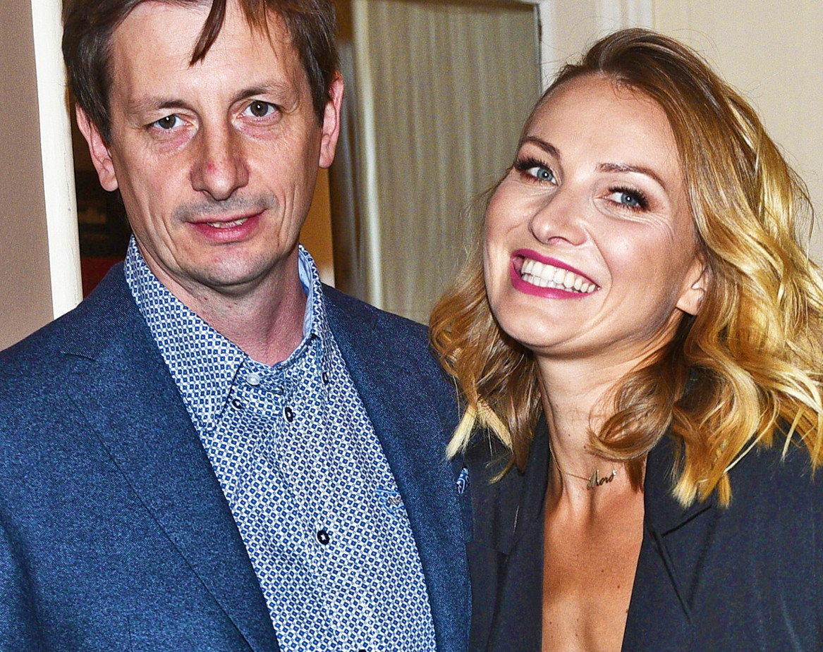 Joanna Moro, Mirosław Szpilewski, Warszawa, premiera spektaklu, 23.10.2021 rok