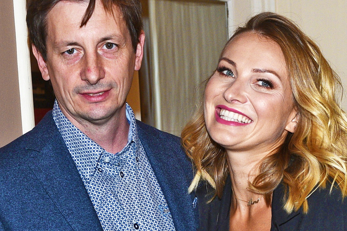 Joanna Moro, Mirosław Szpilewski, Warszawa, premiera spektaklu, 23.10.2021 rok