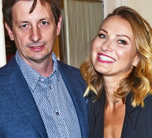 Joanna Moro, Mirosław Szpilewski, Warszawa, premiera spektaklu, 23.10.2021 rok