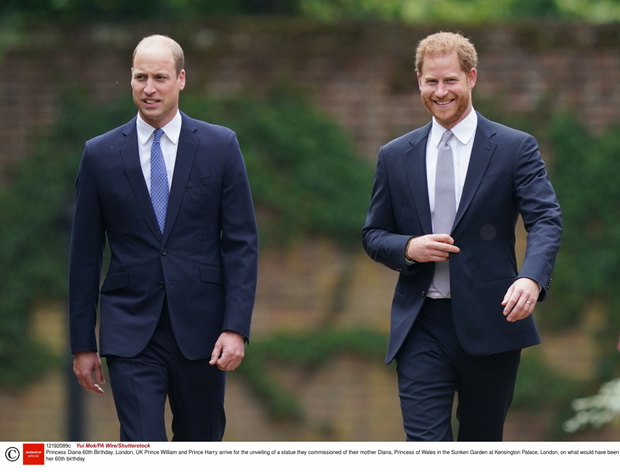 Harry i William ods?onili pomnik Diany