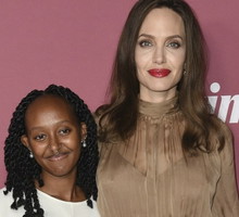 Angelina Jolie, Zahara Jolie-Pitt, Los Angeles, 01.10.2021 rok