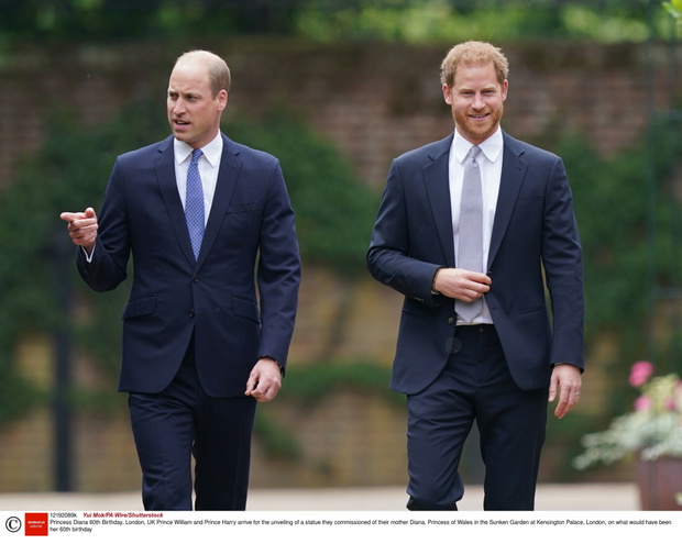 Harry i William ods?onili pomnik Diany