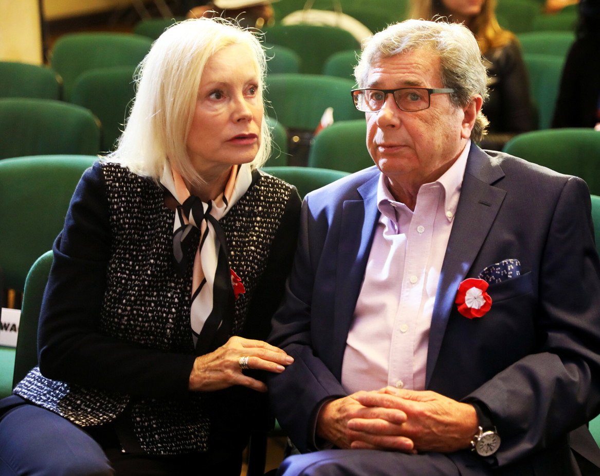 Janusz Gajos, Elżbieta Brożek, Elżbieta Gajos, Warszawa, 07.11.2018 rok