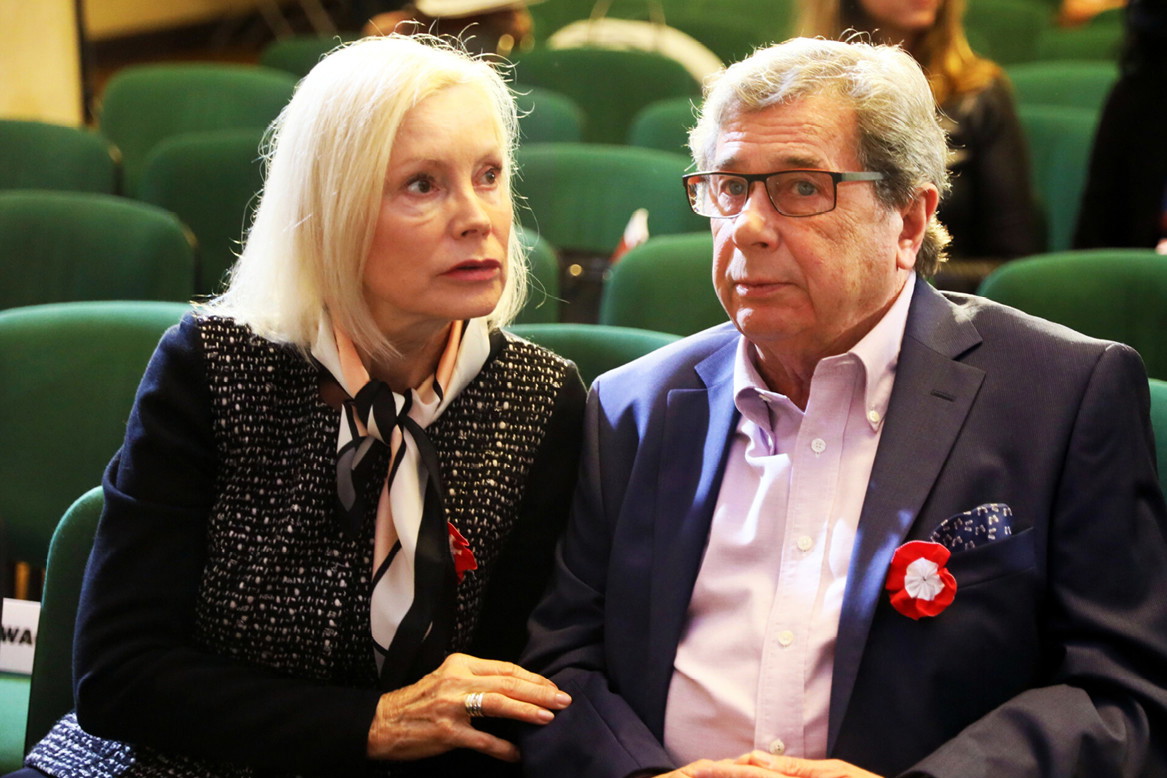 Janusz Gajos, Elżbieta Brożek, Elżbieta Gajos, Warszawa, 07.11.2018 rok
