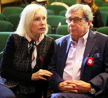 Janusz Gajos, Elżbieta Brożek, Elżbieta Gajos, Warszawa, 07.11.2018 rok