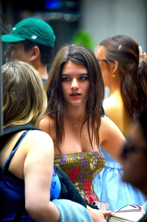 *EXCLUSIVE* Suri Cruise and a friend seen out and about in Manhattan