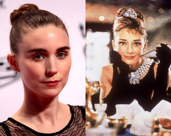 Audrey Hepburn Rooney Mara