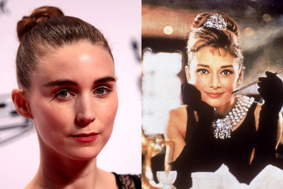 Audrey Hepburn Rooney Mara