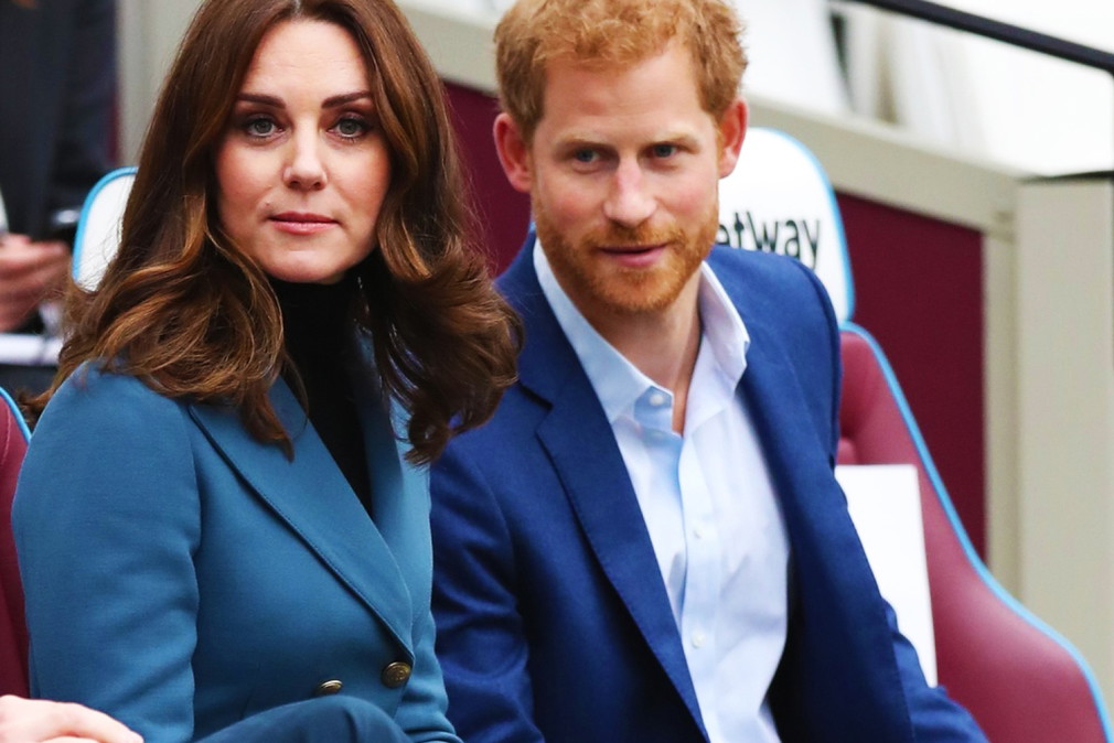 Księżna Kate, książę Harry