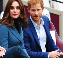 Księżna Kate, książę Harry