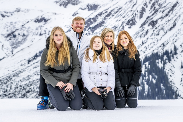The Dutch Royal Family Hold Annual Winter Photo Call In Lech