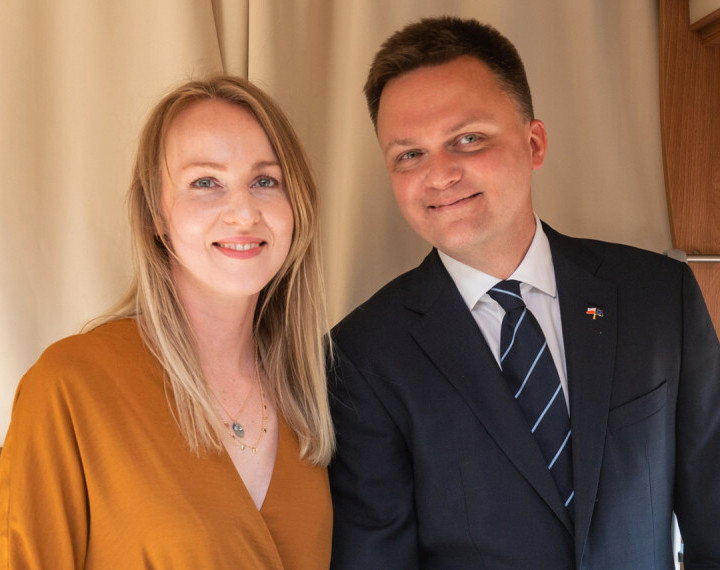 Szymon Hołownia, Urszula Brzezińska-Hołownia, żona, EN_01431611_0115