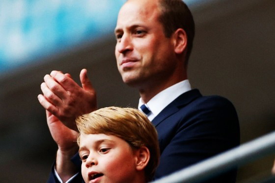 EN_01478898_3995, książę William, księżna Kate, książę George, Euro 2020: Książęta Cambridge kibicują swojej drużynie