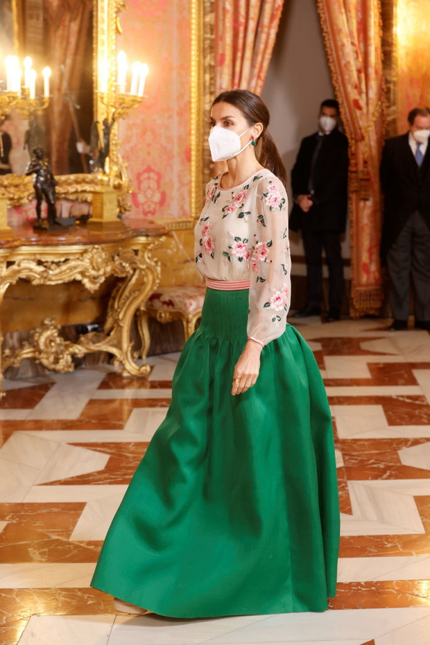 Spanish Royals Receive The Diplomatic Corps At Zarzuela Palace
