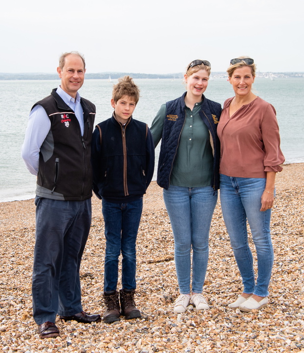 The Earl And Countess Of Wessex Take Part In A Great British Beach Clean