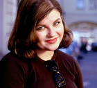 Monika Ambroziak, aktorka Teatru Buffo, Warszawa, 09.08.1996 rok, jamnik - otwarciowe