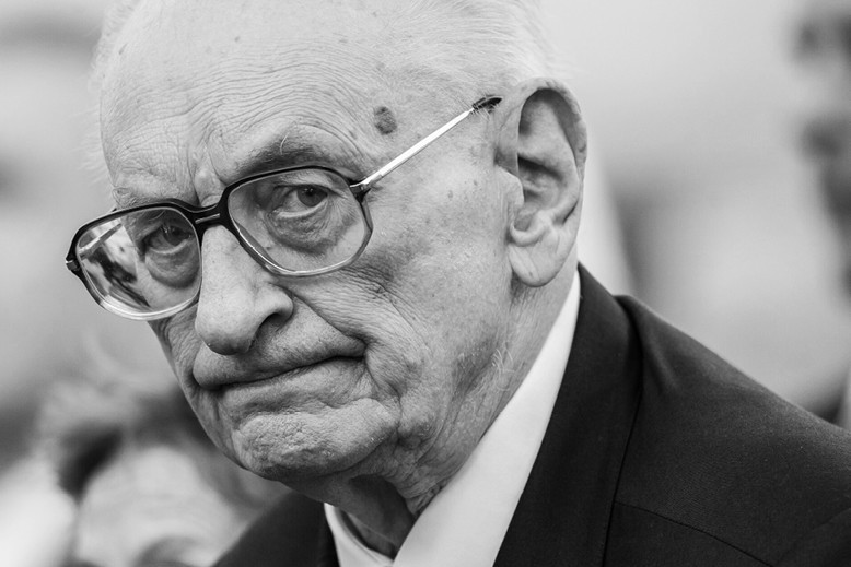 Profesor Władysław Bartoszewski, obchody 69. rocznicy Wybuchu Powstania Warszawskiego, Warszawa, 31.07.2013 rok