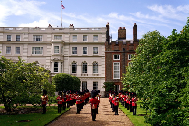 The Prince Of Wales and The Duchess of Cornwall Invite The Band Of the Coldstream To Clarence House Garden