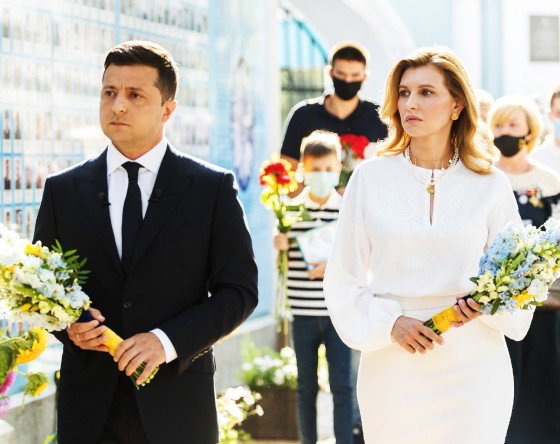 Wołodymyr Zełenski, Olena Zełenska