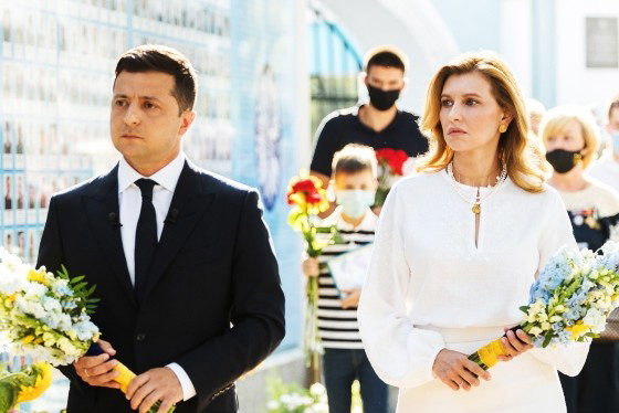 Wołodymyr Zełenski, Olena Zełenska