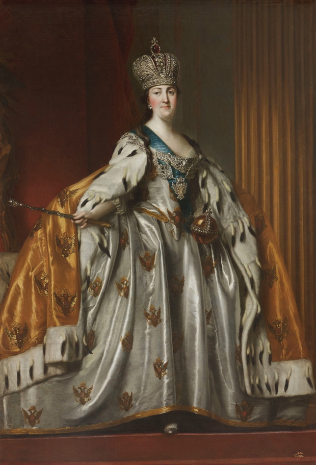 Portrait of Empress Catherine II (1729-1796) in Her Coronation Robes, after 1762