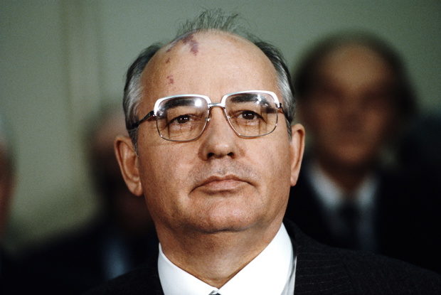 Russian President Mikhail Gorbachev