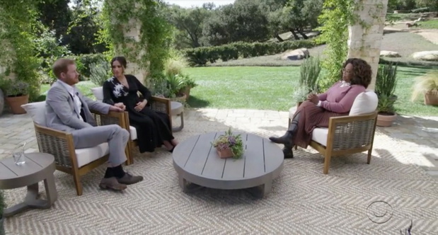Meghan Markle i ksi??? Harry podczas wywiadu z Oprah Winfrey