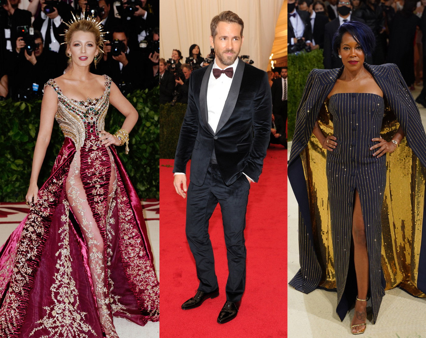 Blake Lively, Regina King, Ryan Reynolds