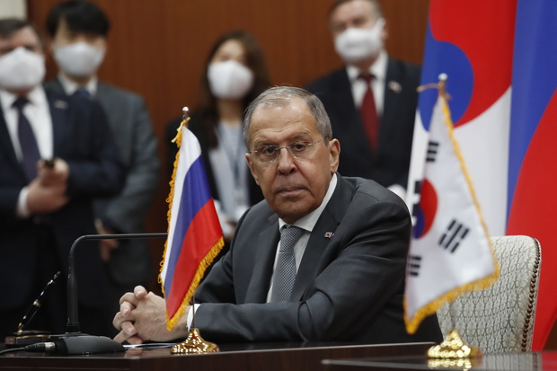 Russian Foreign Minister Sergei Lavrov Visists South Korea