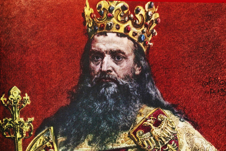 Kazimierz III Wielki, malował Jan Matejko. Reprodukcja