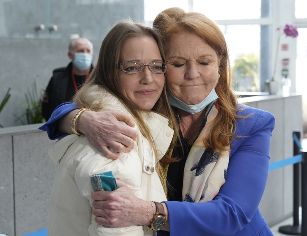 Ksiezna Yorku Sarah Ferguson w Warszawie