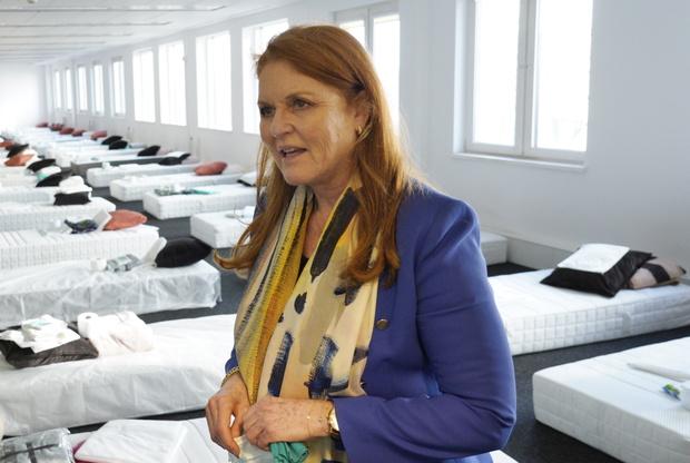 Ksiezna Yorku Sarah Ferguson w Warszawie