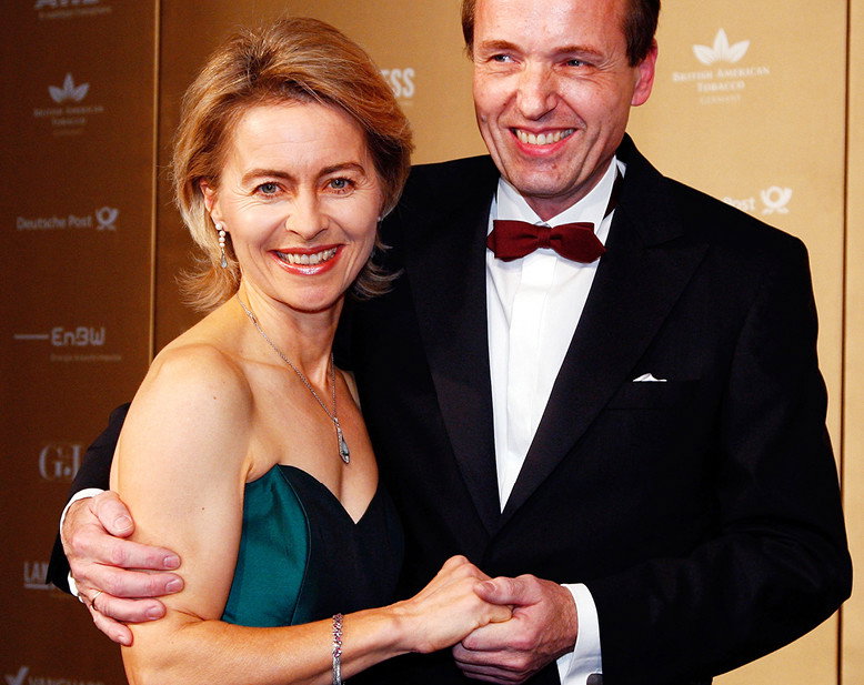 Ursula von der Leyen, mąż Heiko von der Leyen, Berlin, Niemcy, 28.11.2008 rok