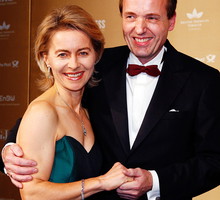 Ursula von der Leyen, mąż Heiko von der Leyen, Berlin, Niemcy, 28.11.2008 rok