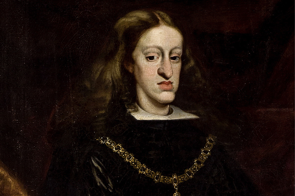 Karol II Habsburg, król Hiszpanii, portret autorstwa Claudio Coello, malowany w latach 1680-1683