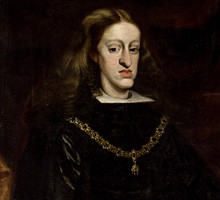 Karol II Habsburg, król Hiszpanii, portret autorstwa Claudio Coello, malowany w latach 1680-1683