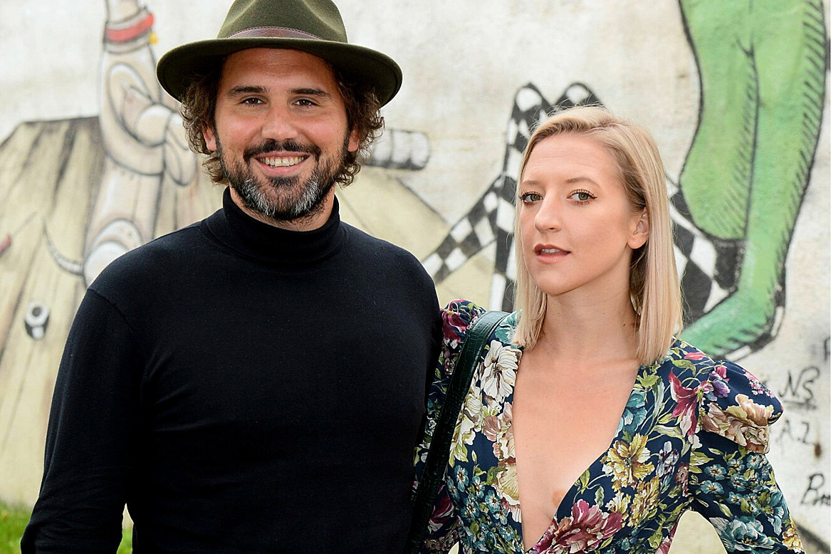 Lara Gessler, Piotr Szeląg, Warszawa, prezentacja kolekcji THECADESS, 17.10.2019 rok