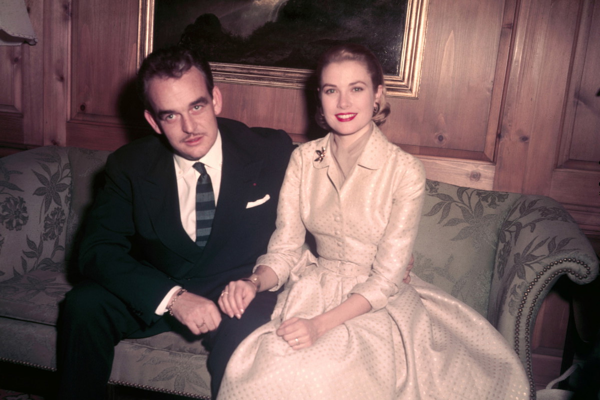 Książę Ranier, księżna Grace Kelly
