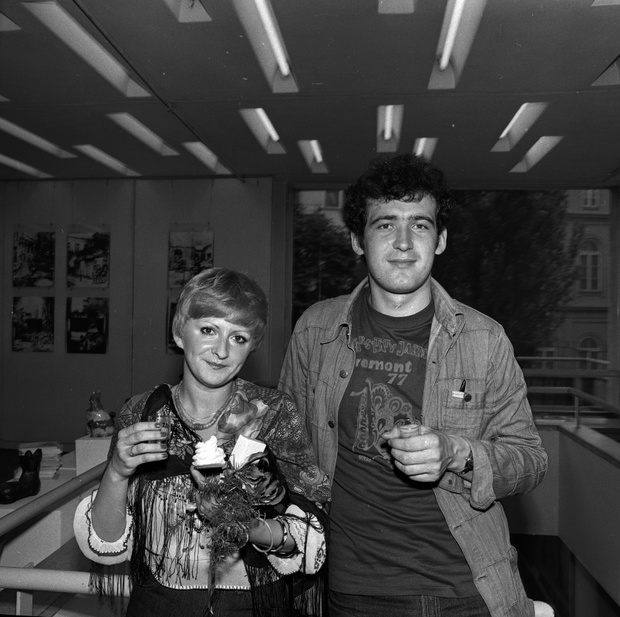Hanna Bakula i Waldemar Dabrowski