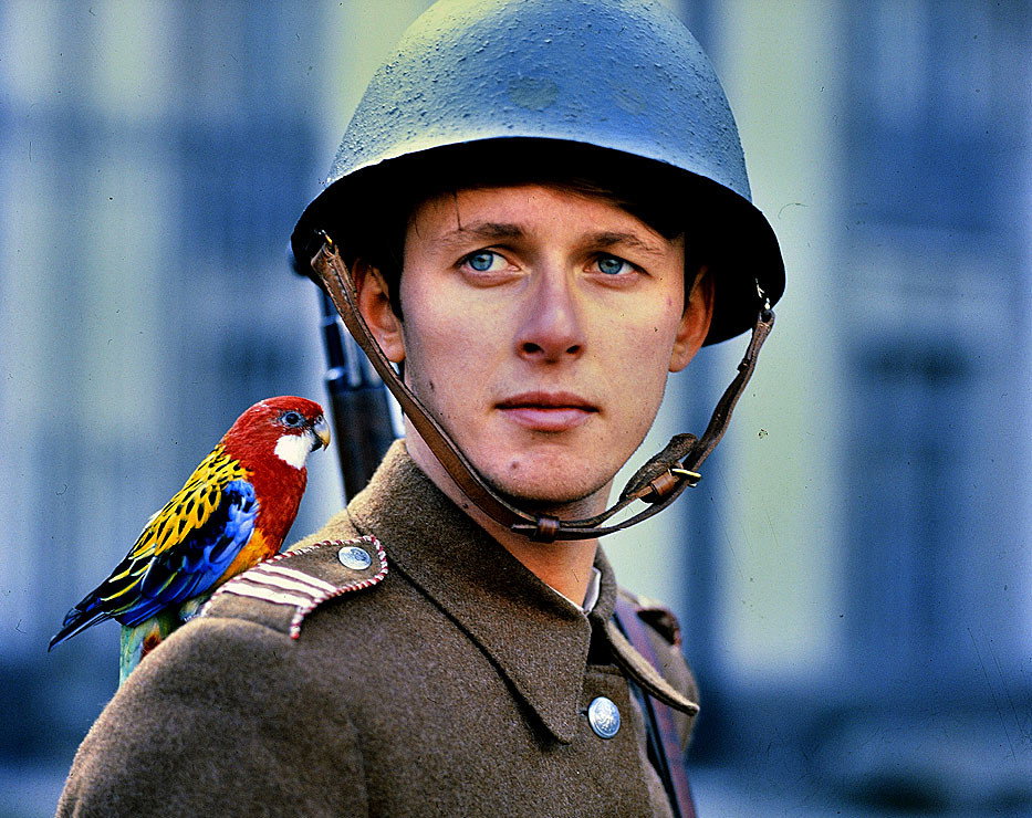 Piotr Łysak, plan filmu „Urodziny młodego warszawiaka” w reżyserii Ewy i Czesława Petelskich, około 1980