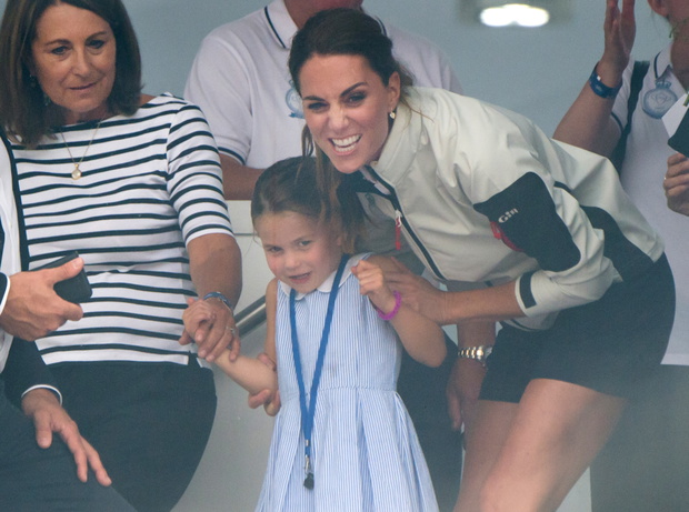 The Duke And Duchess Of Cambridge Take Part In The King's Cup Regatta