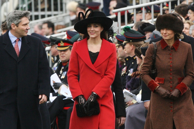 Kate Middleton and Parents at Sandhurst Parade