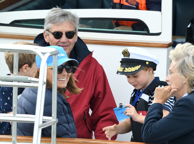 The Duke And Duchess Of Cambridge Take Part In The King's Cup Regatta